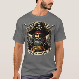 T-shirt Les pirates aiment la tarte