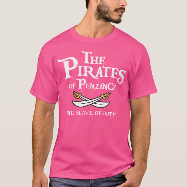 T-shirt Les Pirates De Penzance Opéra De Gilbert Et Sulliv (Devant)