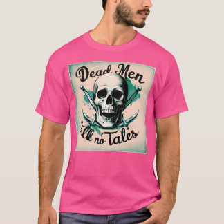 T-shirt Les Pirates Des Caraïbes Mort Men Ne Racontent Auc