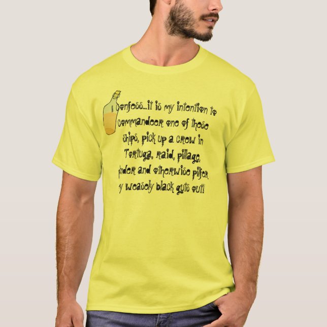 T-shirt Les pirates pillent, pillent, pillent (Devant)