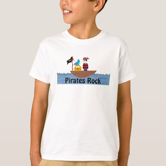 T-shirt Les Pirates Rock (Devant)