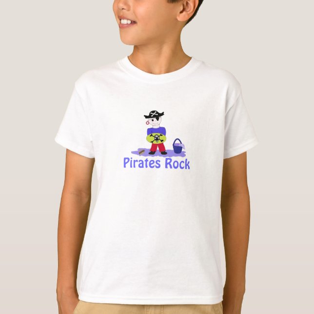 T-shirt Les Pirates Rock (Devant)