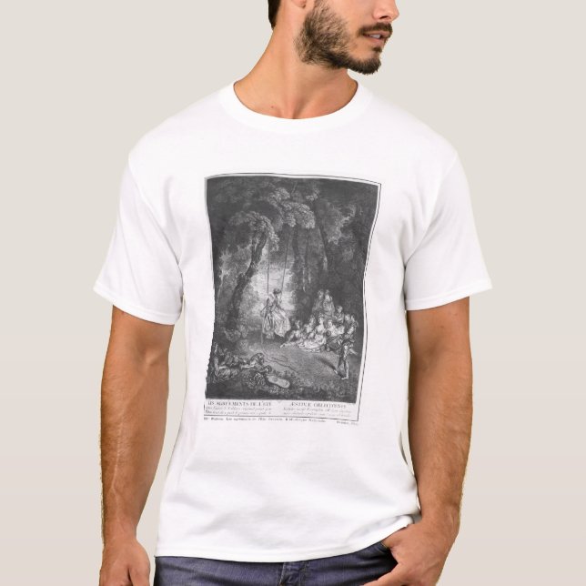 T-shirt Les plaisirs de l'été (Devant)