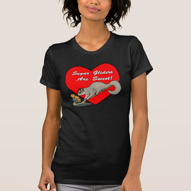 T-shirt Les planeurs de sucre sont doux (Devant)