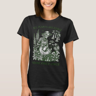 T-shirt Les plantes sont comestibles Drôle de plante Lady 