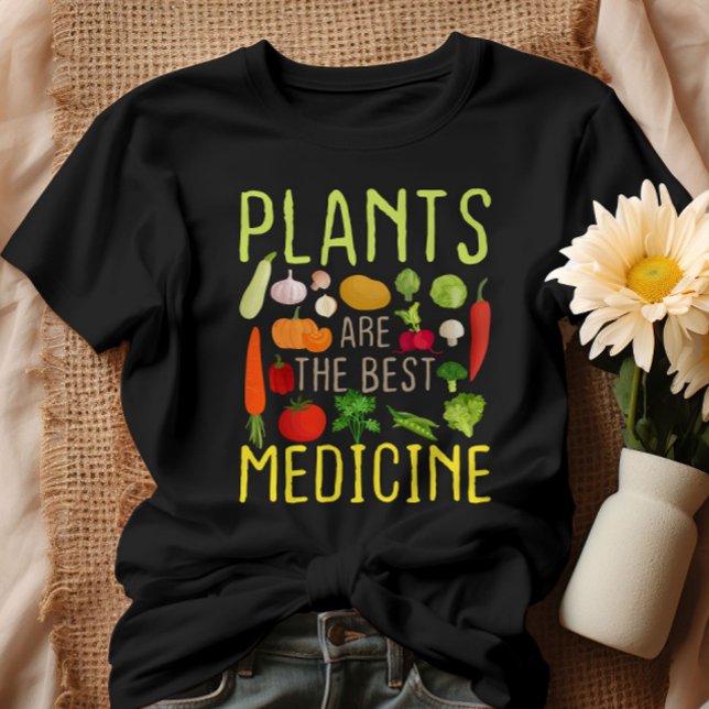 T-shirt Les plantes Sont Le Meilleur Cool De Médecine Vega (Créateur téléchargé)