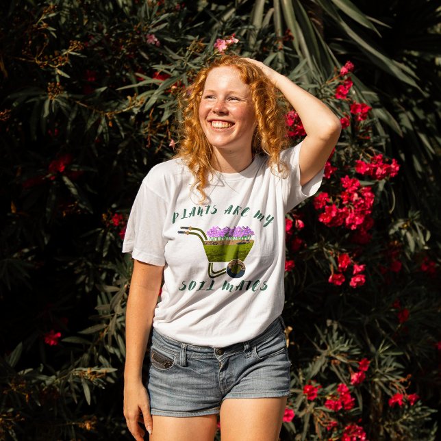 T-shirt Les plantes sont Mes compagnons de sol, Moderne (Créateur téléchargé)