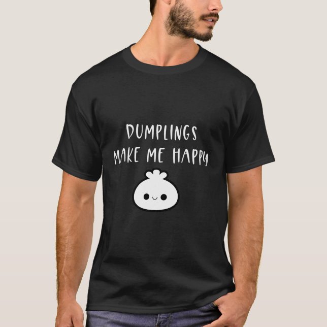 T-shirt Les Plongées Me Rendre Joyeux Aliments Chinois Foo (Devant)