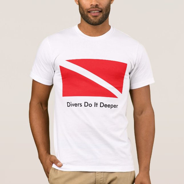 T-shirt Les plongeurs le font 2 plus profonds (Devant)