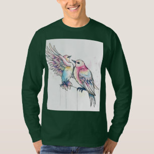 T-shirt Les plumes en vol : l'esprit de la liberté d'aviat