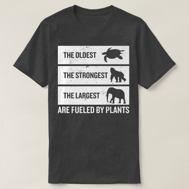 T-shirt Les Plus Anciens Les Plus Forts Sont Alimentés Par (Design devant)