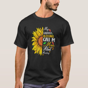 T-shirt Les Plus Grandes Bénédictions M'Appelent Maman Et