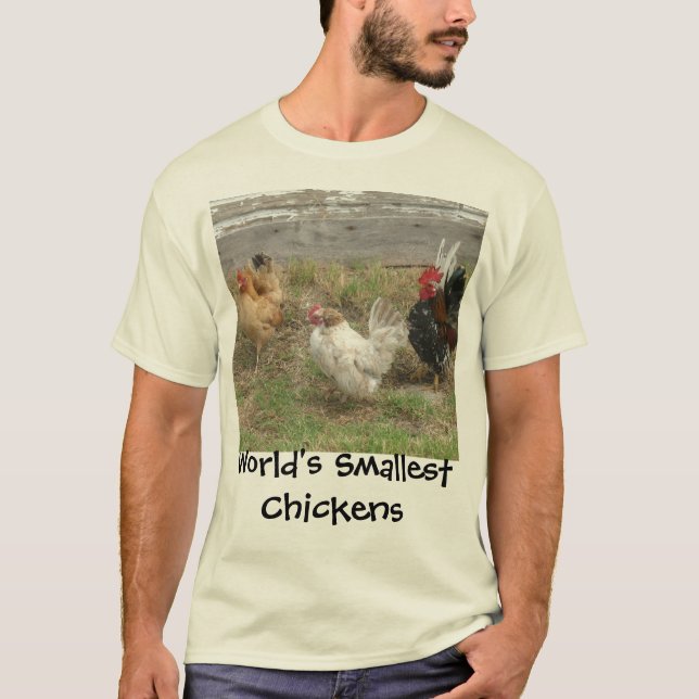 T-shirt Les plus petits poulets du monde (Devant)