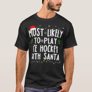 T-shirt Les Plus Probables À Jouer Au Hockey Sur Glace Ave