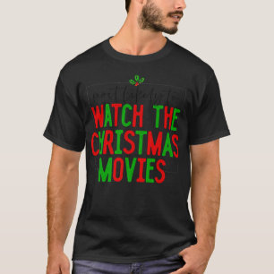 T-shirt Les Plus Probables À Regarder Les Films De Noël Fa