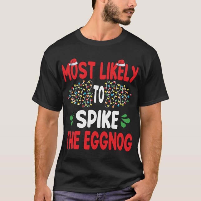 T-shirt Les Plus Probables De Spike La Famille Eggnog Funn (Devant)