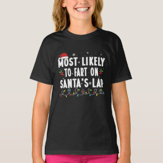 T-shirt Les Plus Susceptibles De Commencer Sur Père Noël L