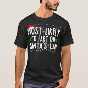 T-shirt Les Plus Susceptibles De Commencer Sur Père Noël L