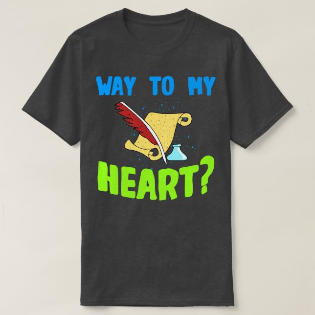T-shirt Les Poèmes, C'Est Mon Coeur (Design devant)
