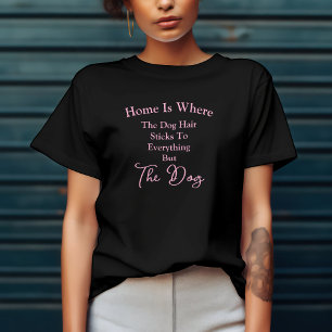 T-shirt Les poils collent partout sauf sur le chien