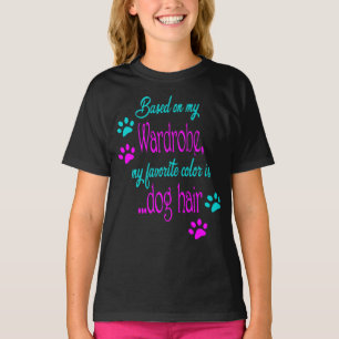 T-shirt Les poils de chien sont ma couleur préférée - Mama