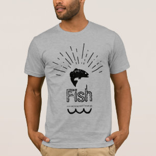 T-shirt Les poissons appellent et je dois y aller