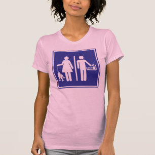 T-shirt Les poissons de vraies femmes, de vrais hommes