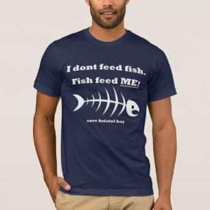 T-shirt Les poissons m'alimentent ! - baie de Bristol