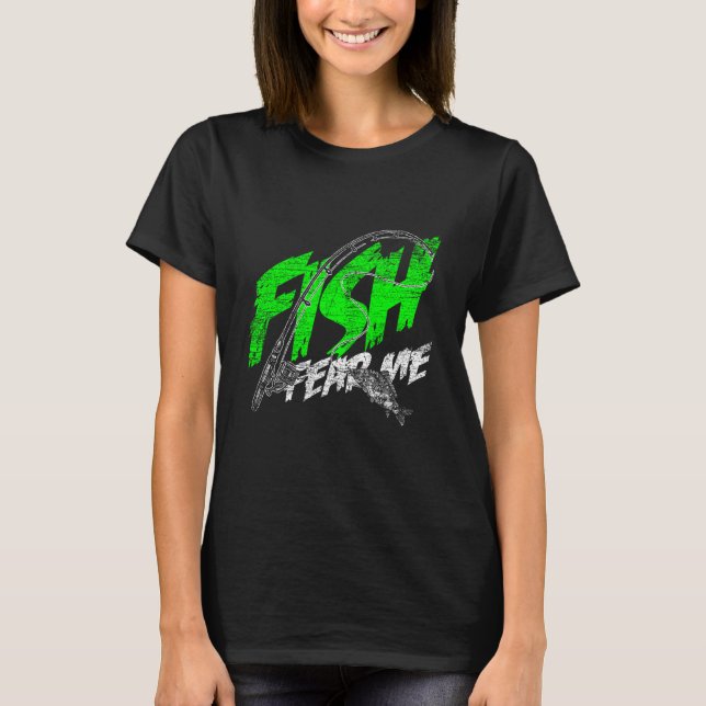 T-shirt Les poissons me craignent (Devant)