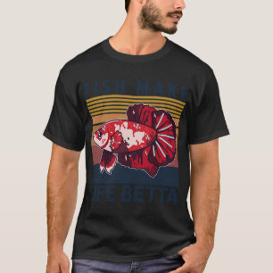 T-shirt Les poissons rendent la vie meilleure