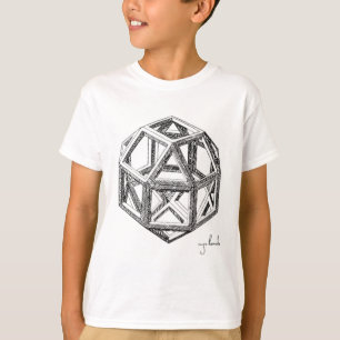 T-shirt Les polyèdres de Leonardo