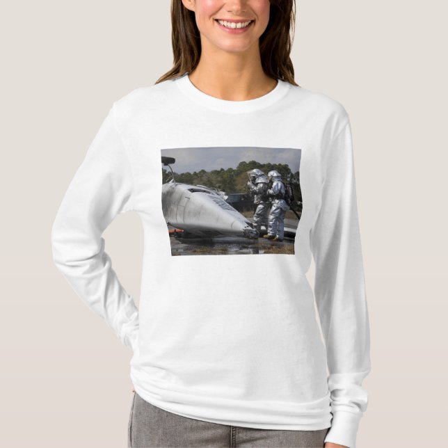 T-shirt Les pompiers répondent sur place (Devant)