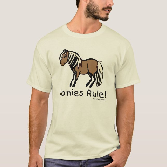 T-shirt Les Ponies gouvernent ! (Devant)