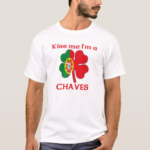 T-shirt Les Portugais personnalisés m'embrassent que je