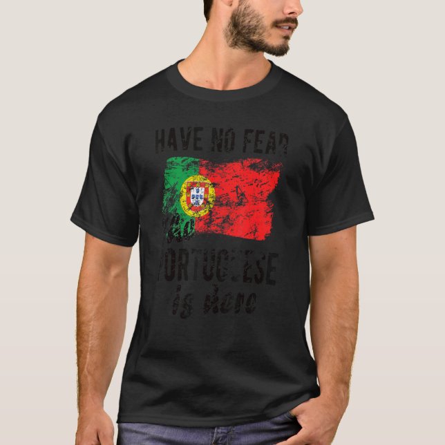 T-shirt Les Portugais Sont Ici Portugal Drapeau Portugais  (Devant)