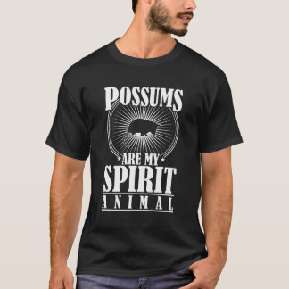 T-shirt Les Possum Sont Mon Esprit Animal