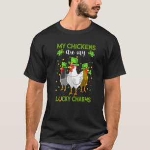 T-shirt Les poulets sont mes porte-bonheur St. Patrick po
