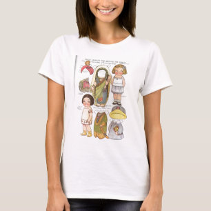 T-shirt Les poupées en papier de Dolly Dingle : Tour du mo