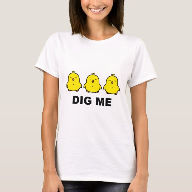 T-shirt Les pousses me creusent (Devant)
