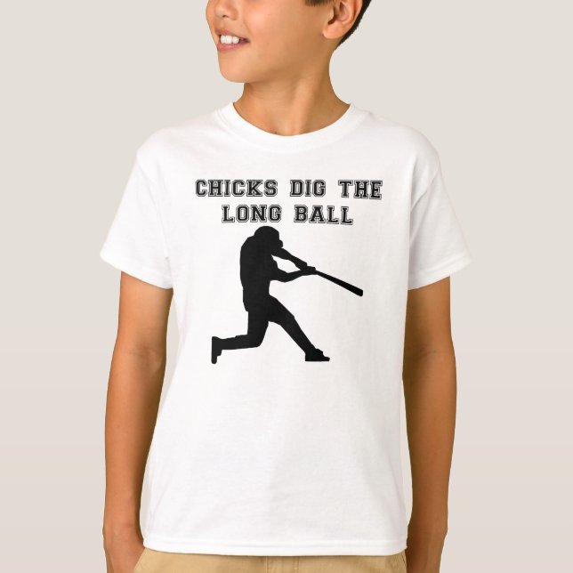 T-shirt Les Poussins Creusent Le Long Ball (Devant)