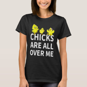 T-shirt Les poussins sont partout sur moi Bébé Poule Œuf E