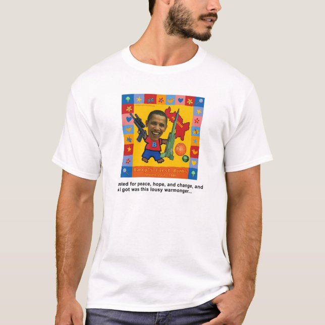 T-shirt Les premières bombes de Barry (Devant)