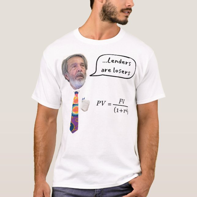 T-shirt Les prêteurs sont des perdants (Devant)