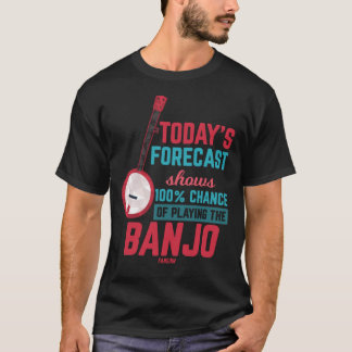 T-shirt Les Prévisions D'Aujourd'Hui Montrent 100% De Chan