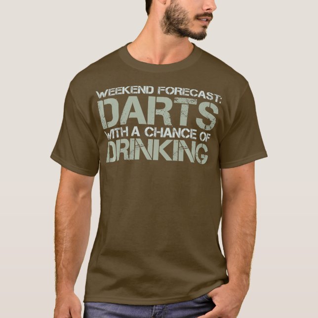 T-shirt Les prévisions de fin de semaine fléchissent avec  (Devant)