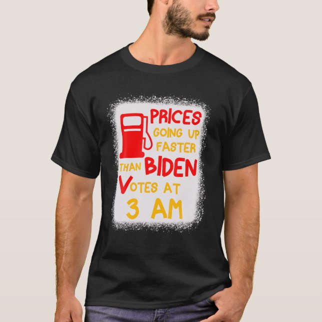 T-shirt Les Prix Du Gaz Augmentent Plus Rapidement Que Les (Devant)