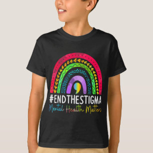 T-shirt Les Problèmes Mettent Fin À La Stigmatisation Arc-