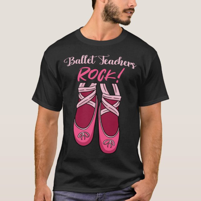 T-shirt Les professeurs de ballet roulent instructeur ball (Devant)