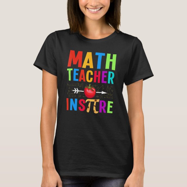 T-shirt Les professeurs de mathématiques inspirent le nerd (Devant)