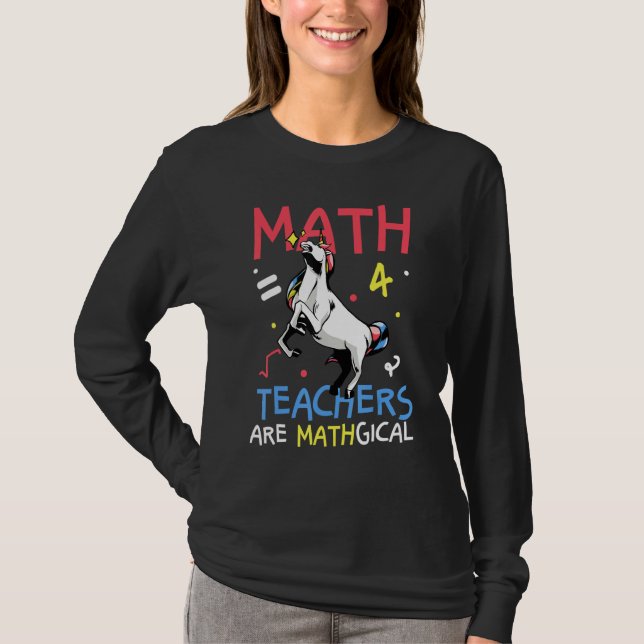 T-shirt Les professeurs de maths sont une plaisanterie mat (Devant)